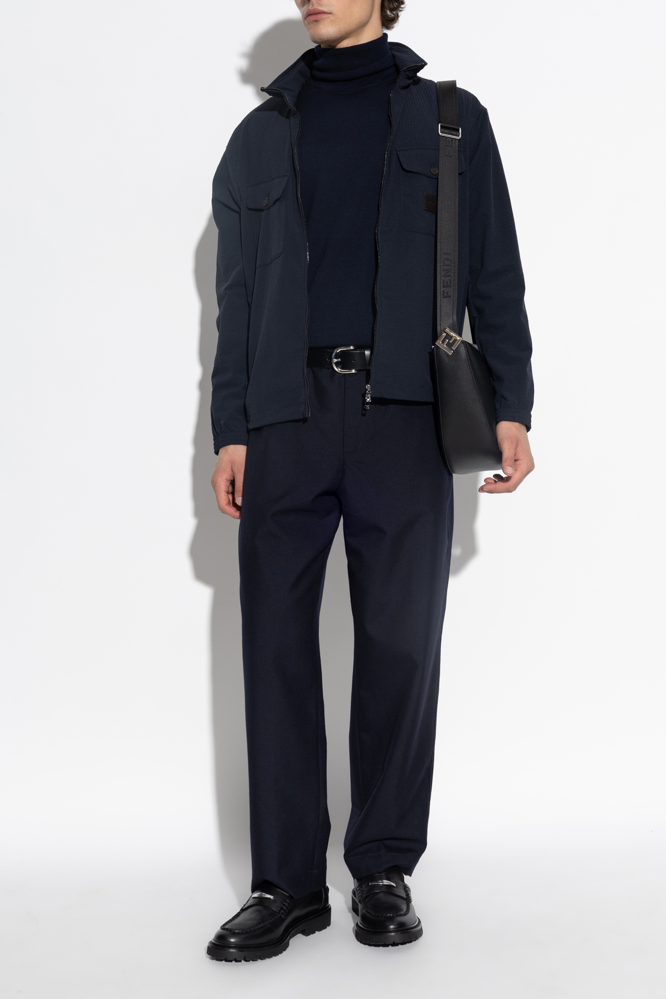 Emporio Armani Jacket with logo patch | Men's Clothing | Vitkac